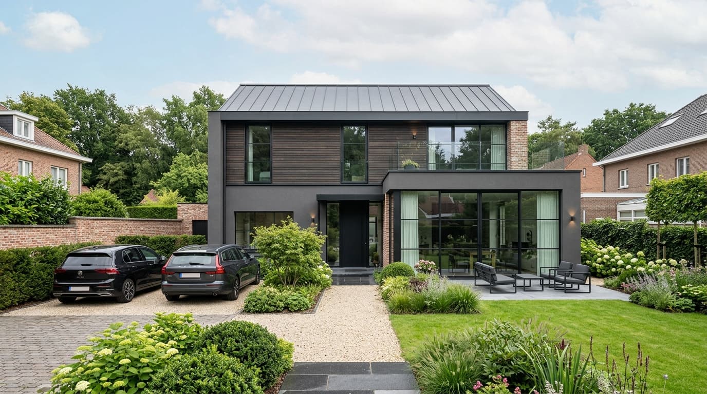 Maison belge contemporaine rénovée : Bailleurs et investisseurs à Bruxelles