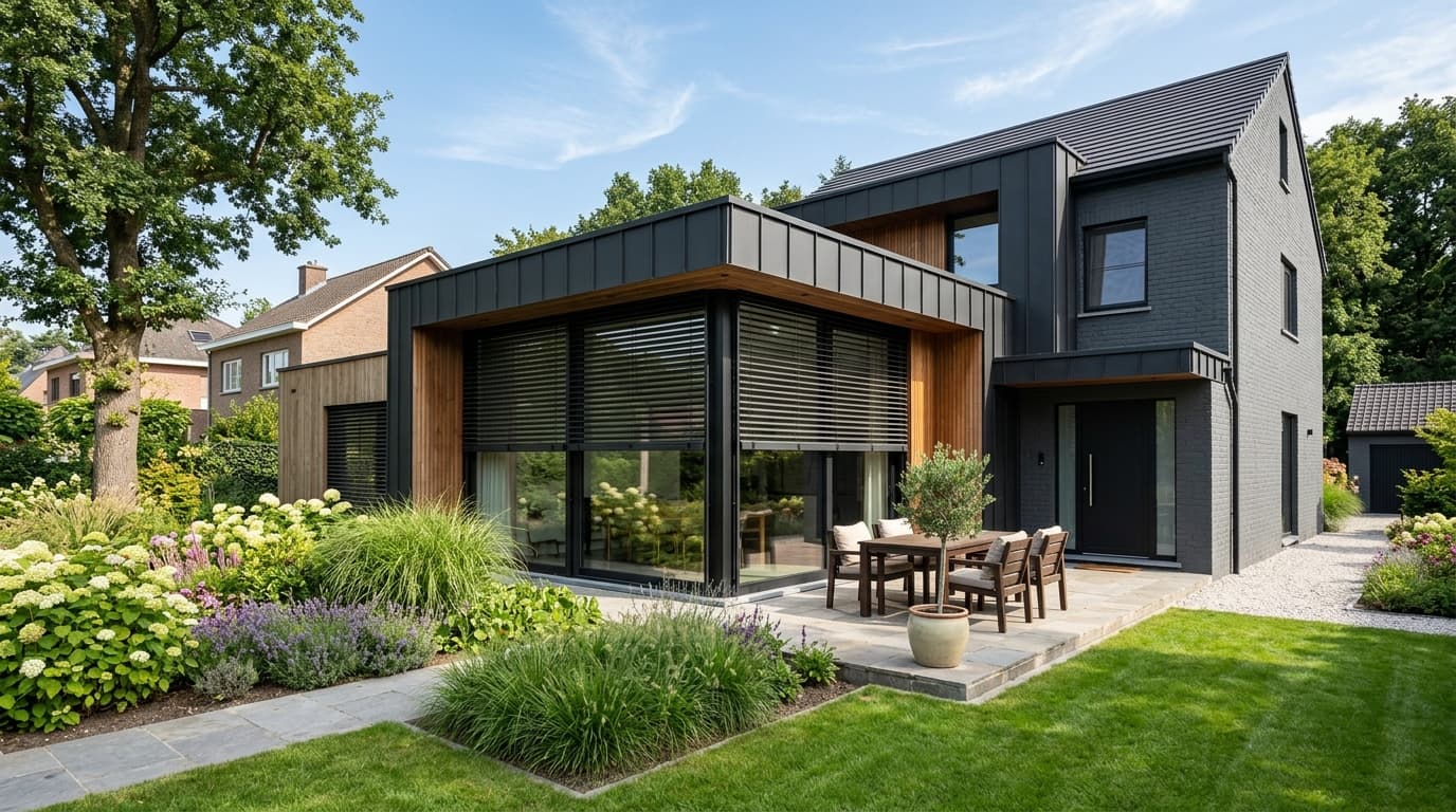 Maison belge contemporaine rénovée : Surchauffe estivale
