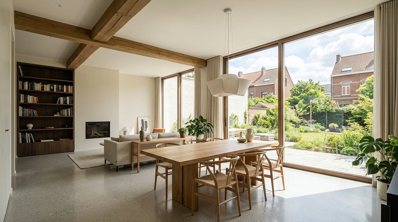 Intérieur contemporain rénové : Isolants sous vide (PIV)