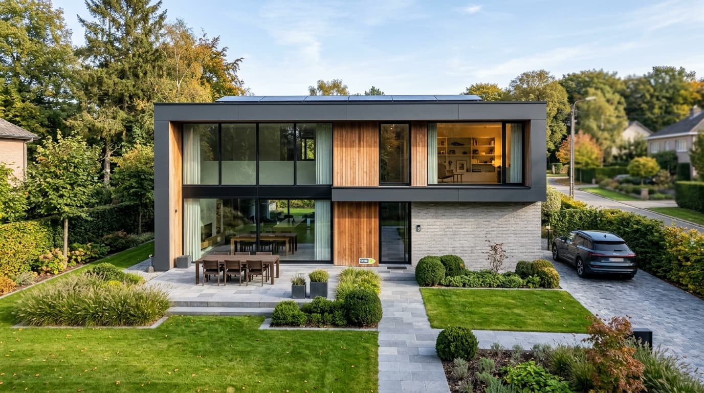 Maison belge contemporaine rénovée : Indexation des loyers et PEB