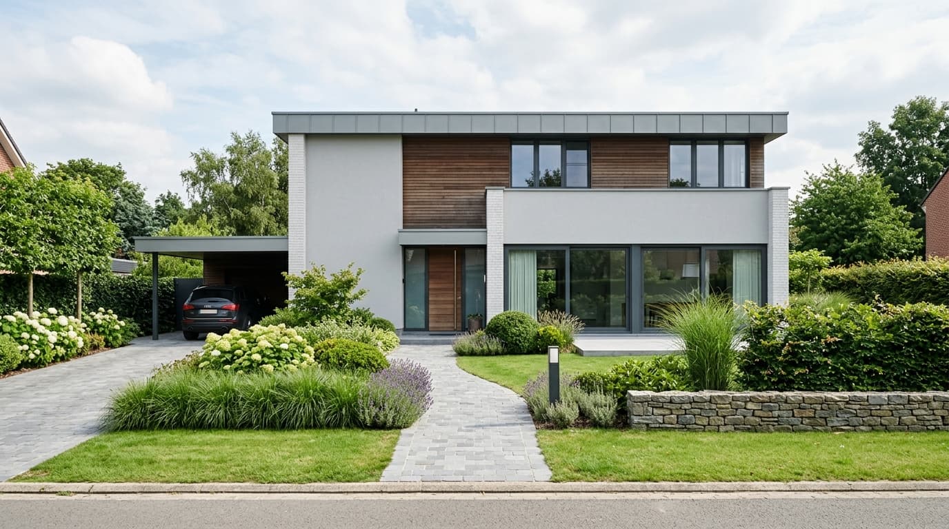 Maison belge contemporaine rénovée : Le coût d'un audit logement en Belgique