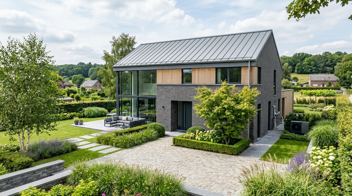Maison belge contemporaine rénovée : Désembouage des circuits de chauffage