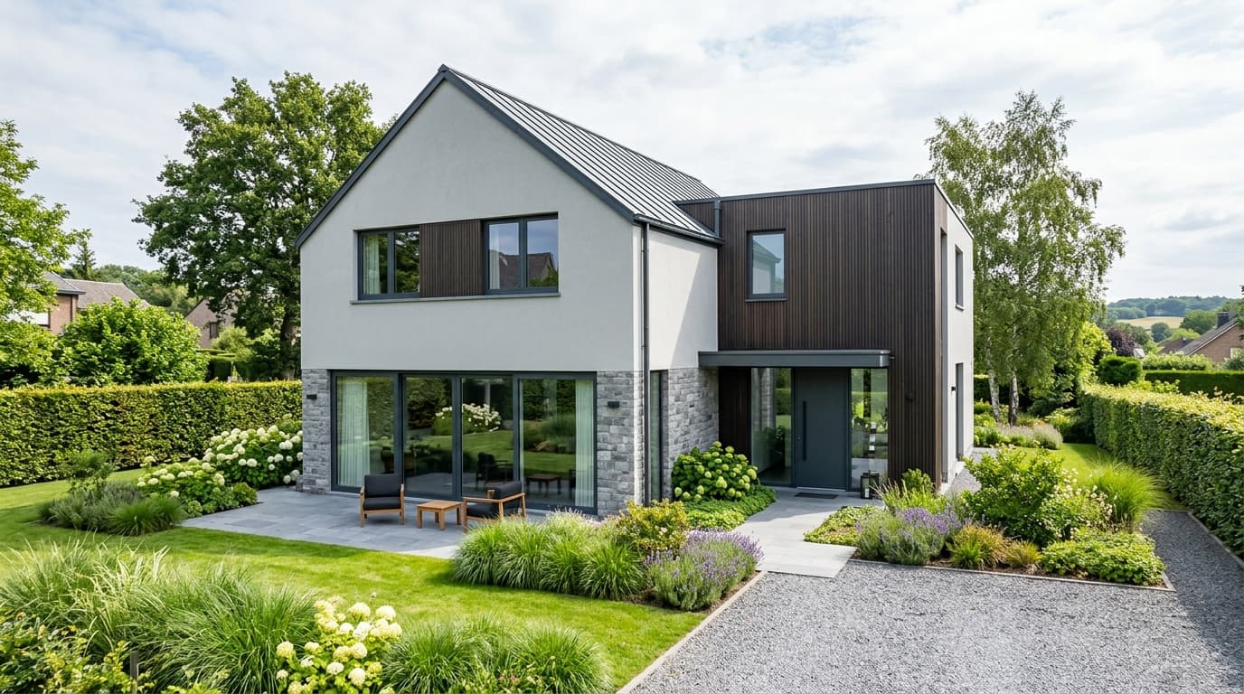 Maison belge contemporaine rénovée : Le Rénopack wallon
