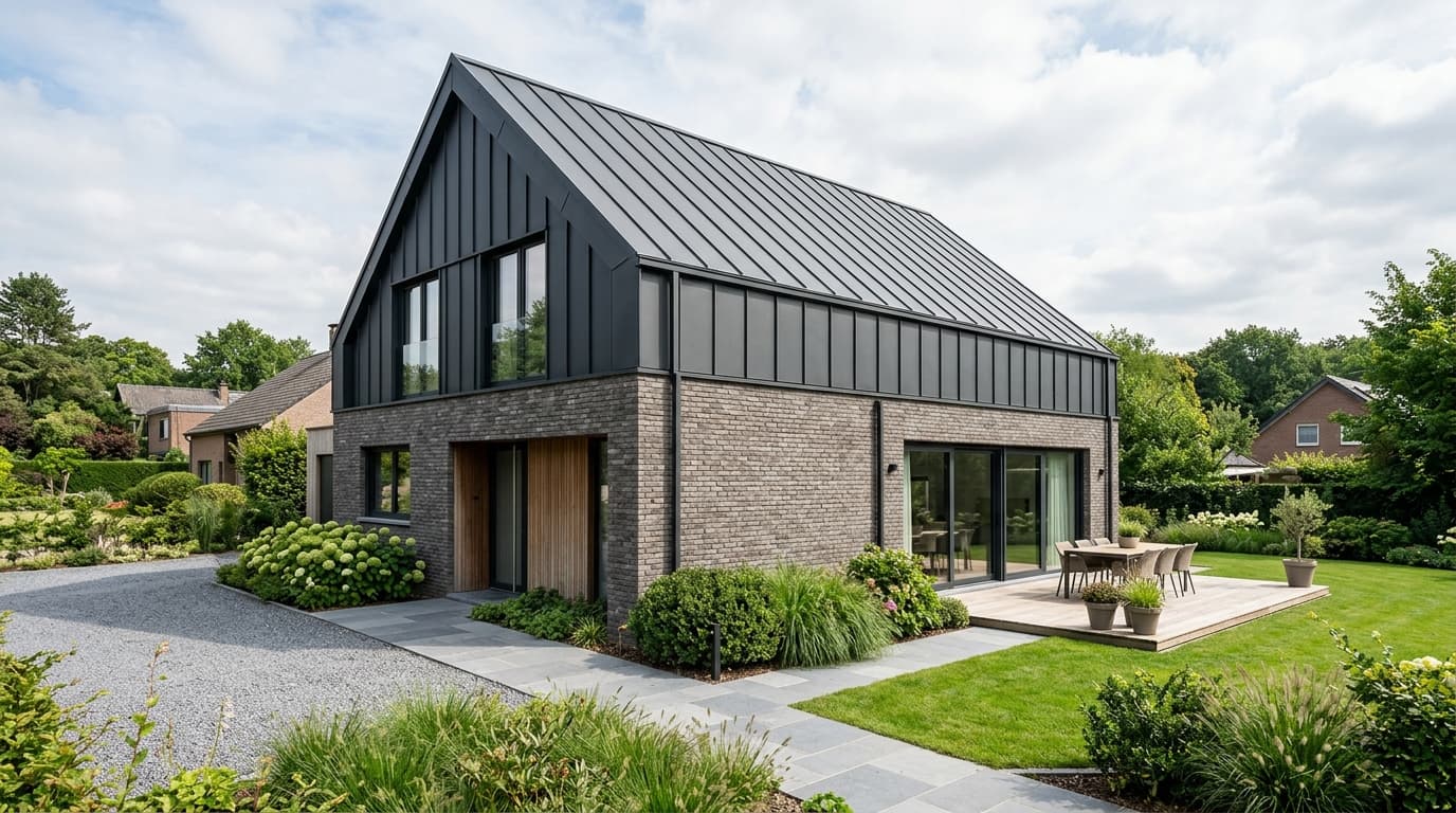 Maison belge contemporaine rénovée : Réduction d'impôt fédérale pour isolation de toiture