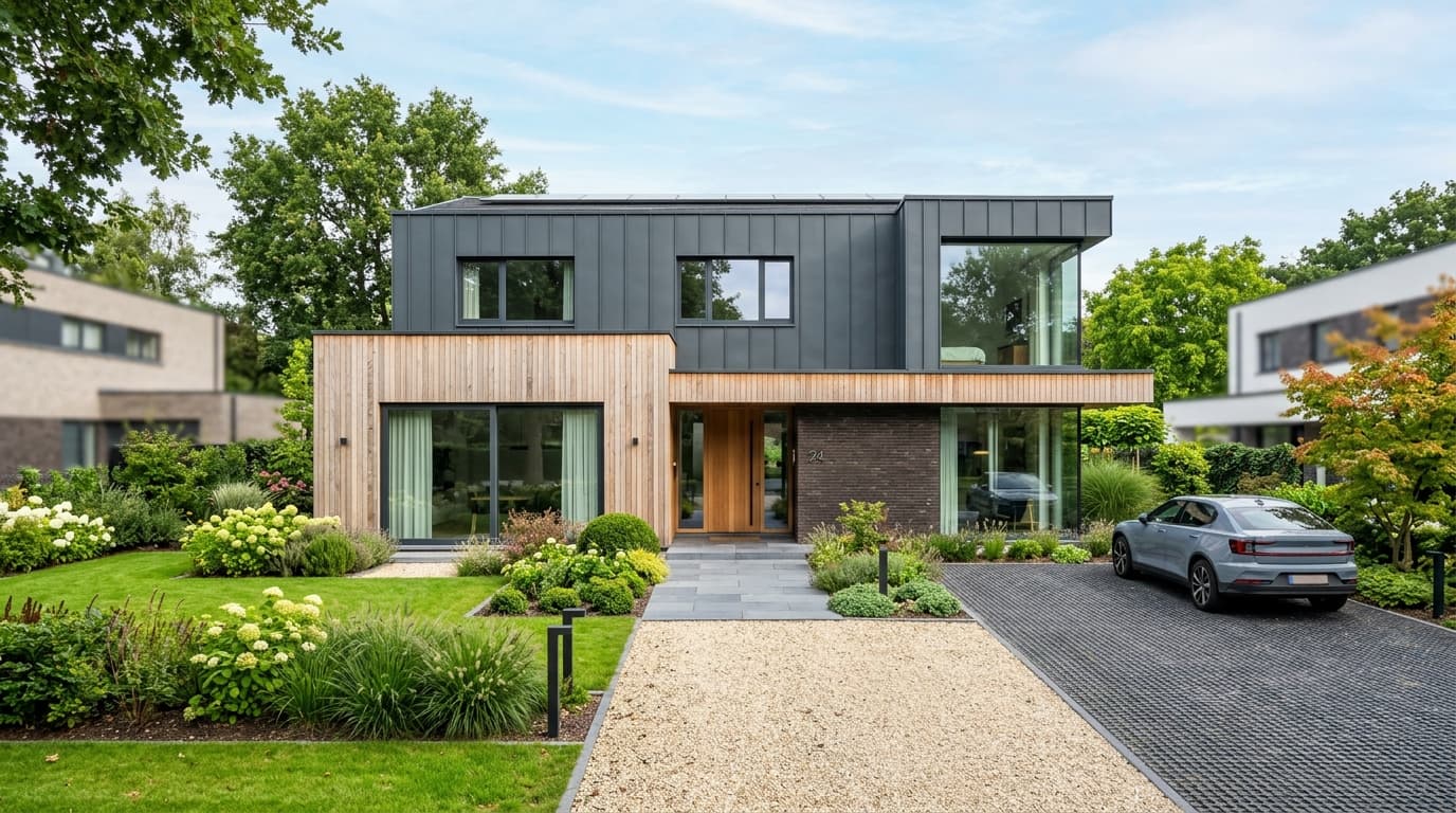 Maison belge contemporaine rénovée : Régime transitoire wallon