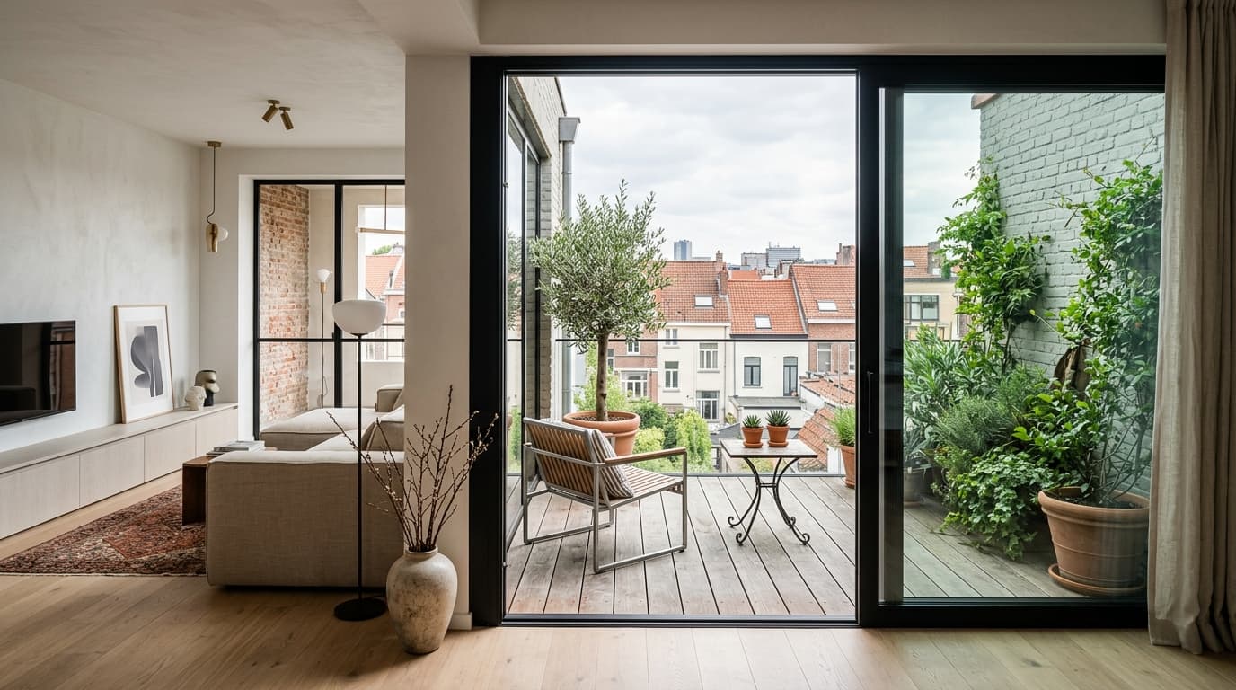 Intérieur contemporain rénové : Rénover son balcon en ville