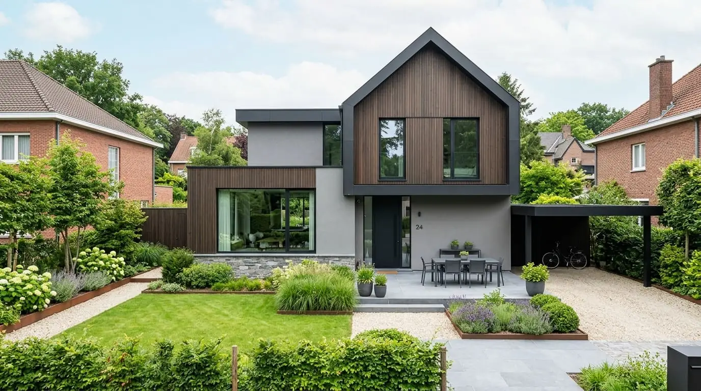 Maison belge contemporaine rénovée : Fin des primes Renolution à Bruxelles