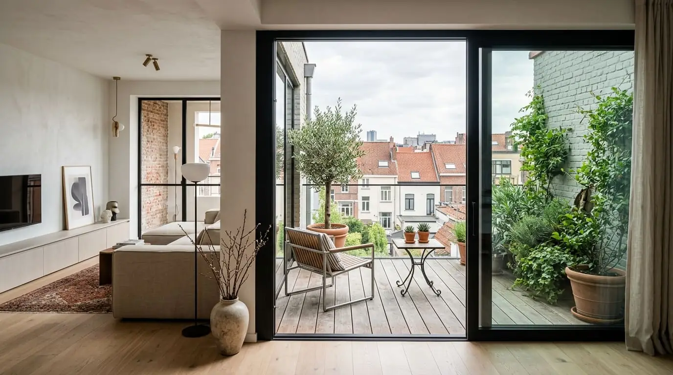 Intérieur contemporain rénové : rénover son balcon en ville