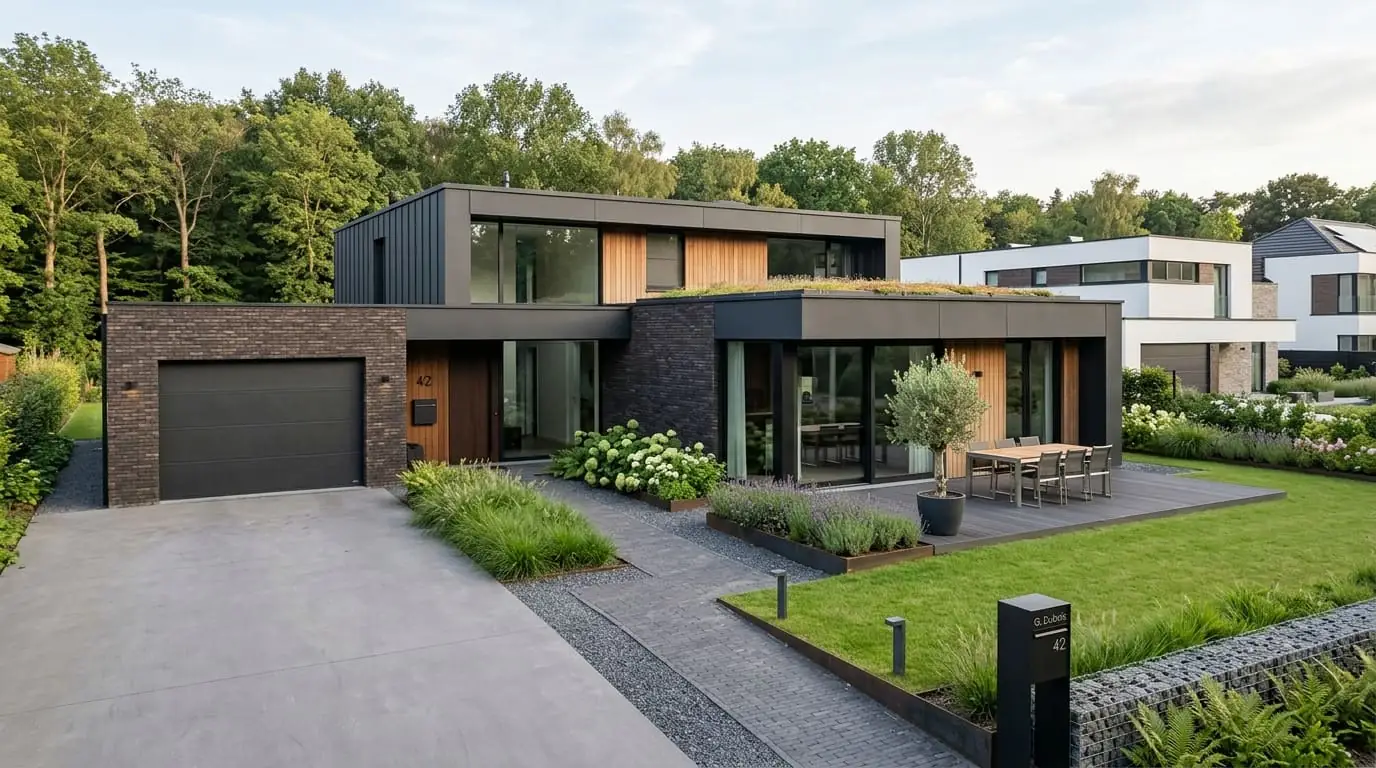 Maison belge contemporaine rénovée : responsabilité décennale des entrepreneurs